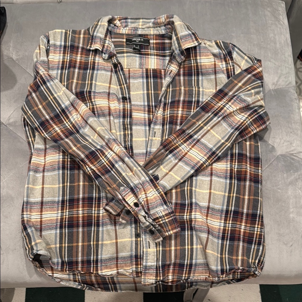 Men's Plaid Shirt - Multi-Color